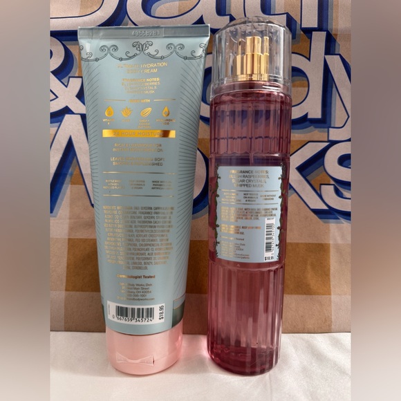 NEW B&BW Sweetest Song Body care duo TWO full size products body cream and more - Picture 2 of 3